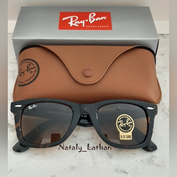 Ray-Ban (Store Display) Wayfarer Brown Tortoise RB2140 - Picture 2 of 12
